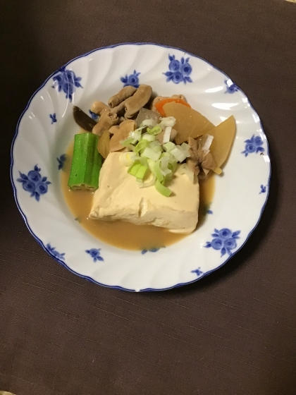 定番和食♡電気圧力鍋で時短♡野菜たっぷりもつ煮込み