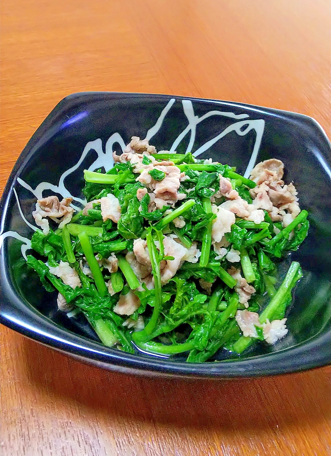 ルッコラと豚肉のソテー レシピ 作り方 By にゃんこすけ321 楽天レシピ