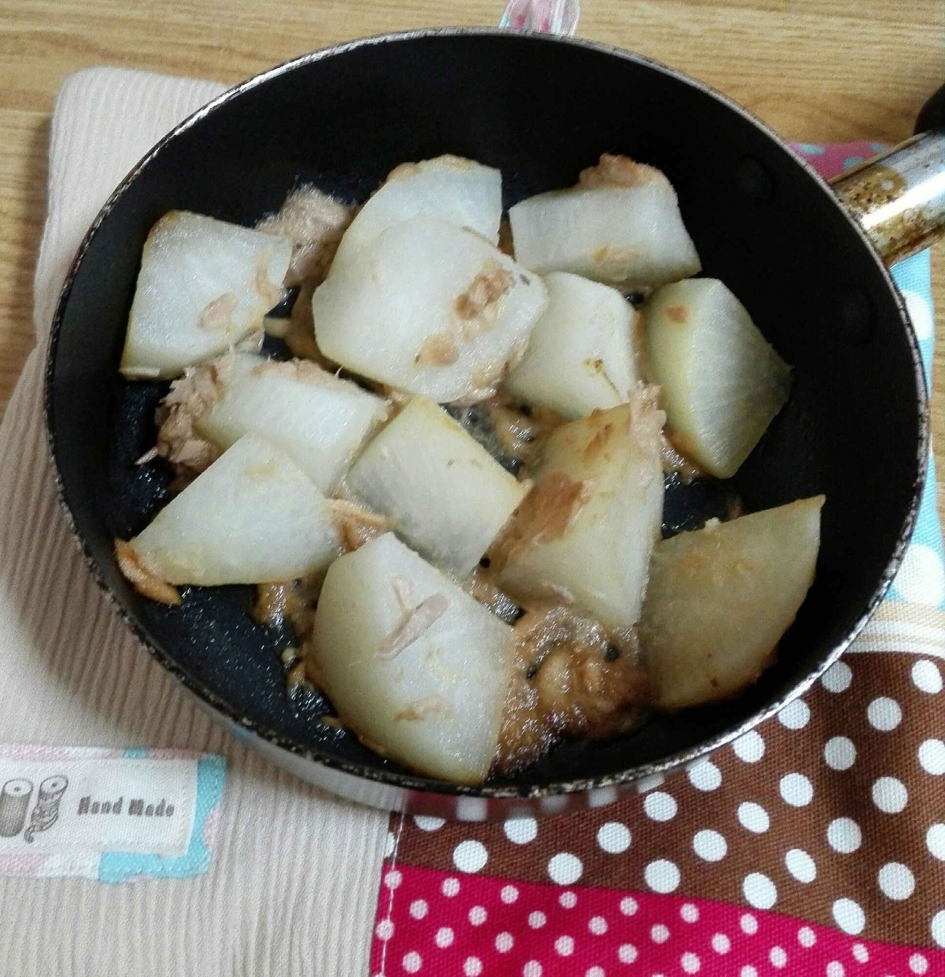 大根とツナの煮物