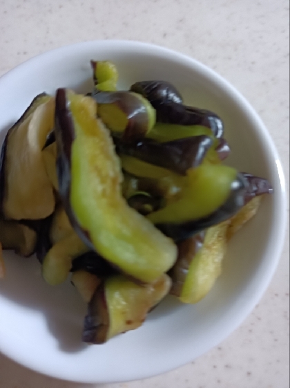 なすの塩もみ