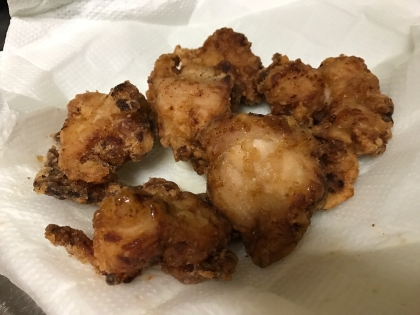 鶏ももde❤黒酢・醤油・生姜にんにくの唐揚げ❤