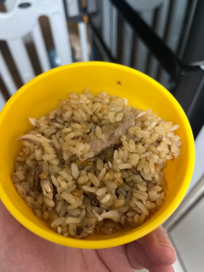 焼さんまの炊き込みご飯♪