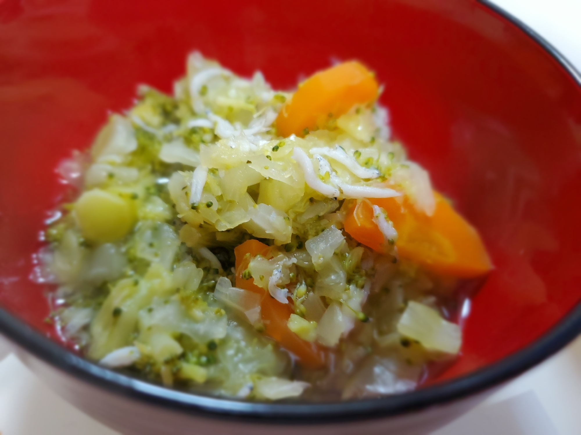 離乳食後期 しらすとブロッコリーのキャベツ煮込み レシピ 作り方 By はる6 楽天レシピ 離乳食後期 しらすとブロッコリーのキャベツ煮込み レシピ 作り方 By はる6 楽天レシピ