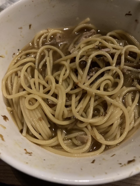 小腹が空いたら、パスタde混ぜソバ