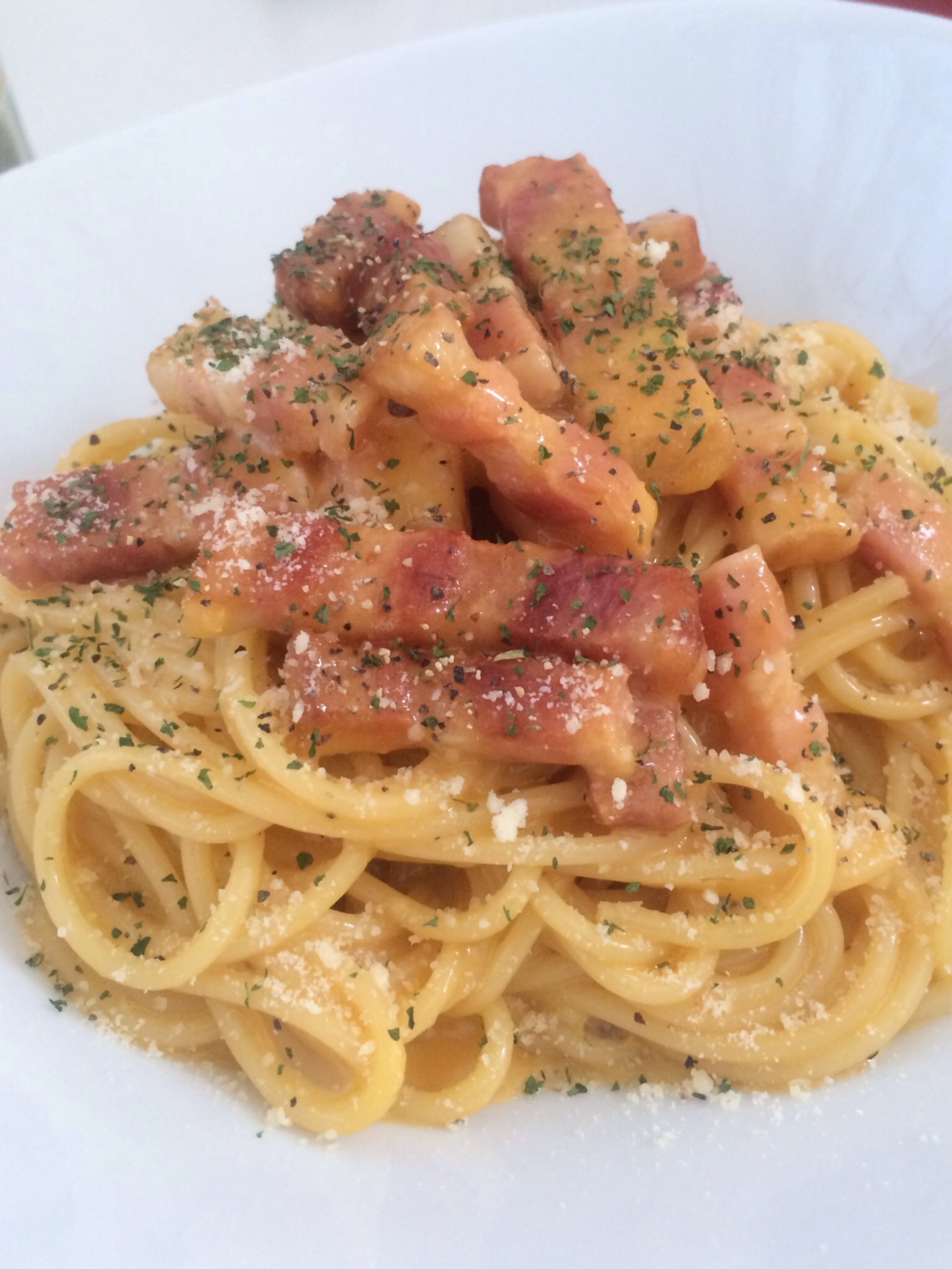 生クリーム不要 本格カルボナーラ レシピ 作り方 By きよ8021 楽天レシピ
