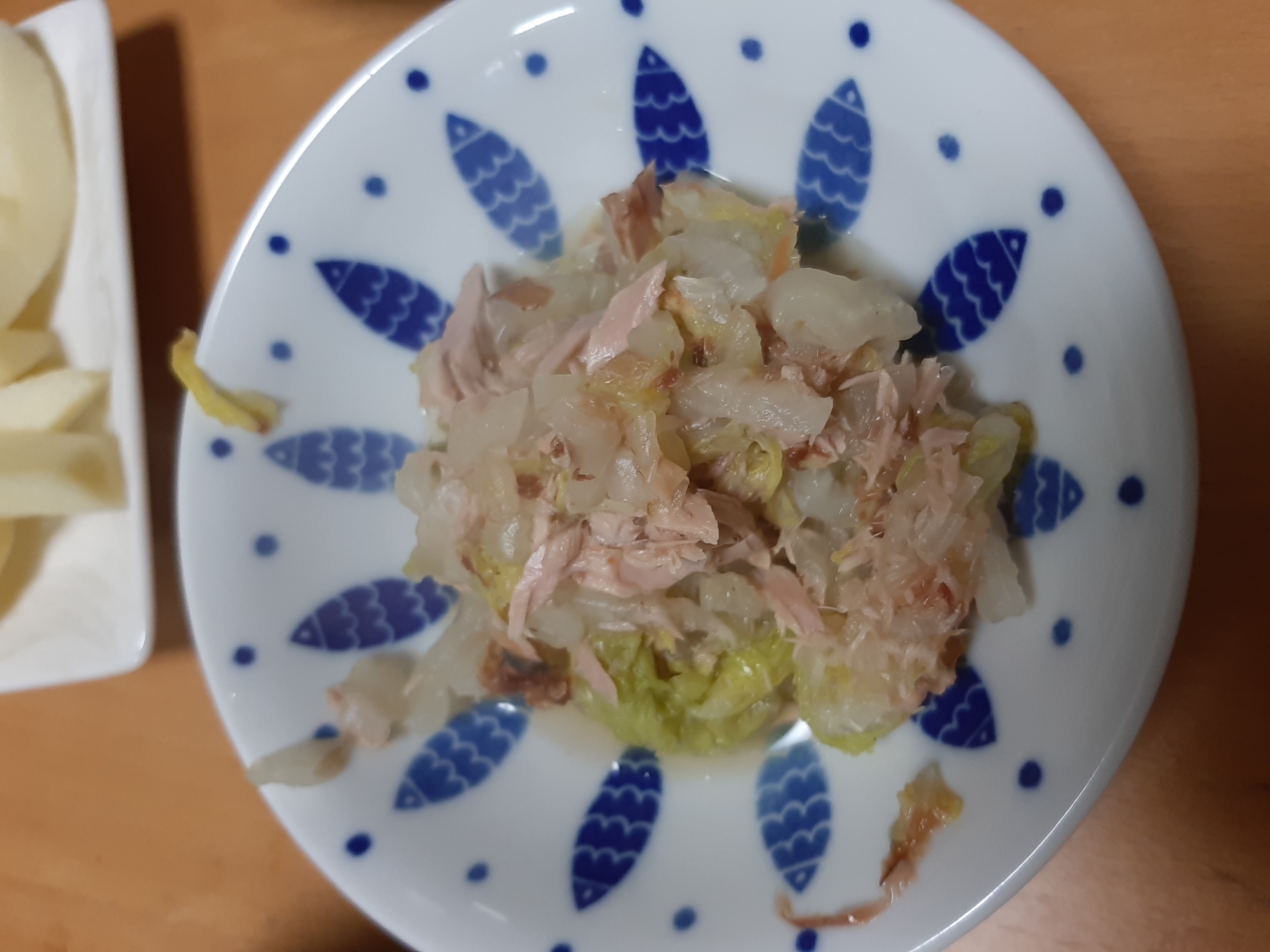 白菜　ツナ缶　おひたし