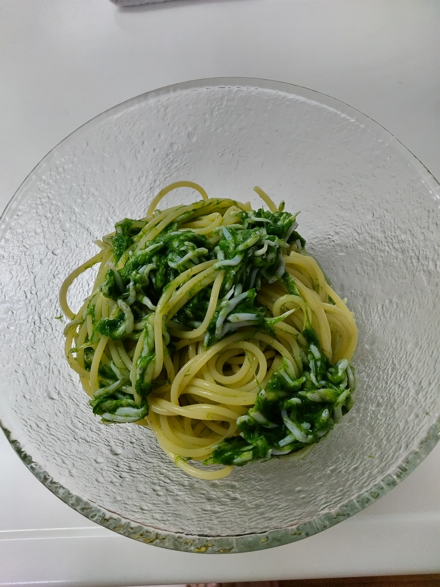 ニラピュレ冷製パスタ