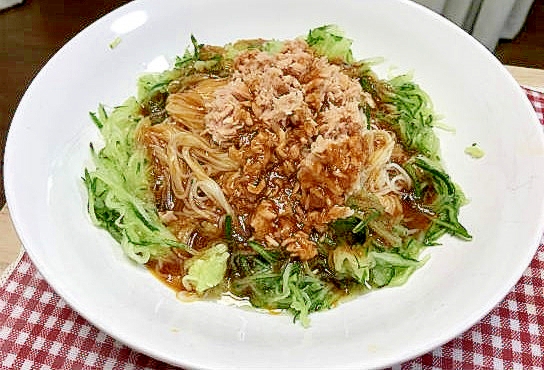 トマトドレッシングで！イタリアン素麺！