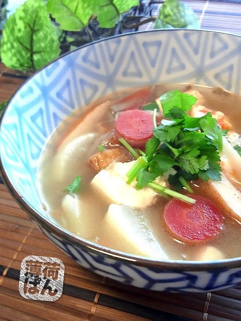 塩トマトで♪けんちん汁✿