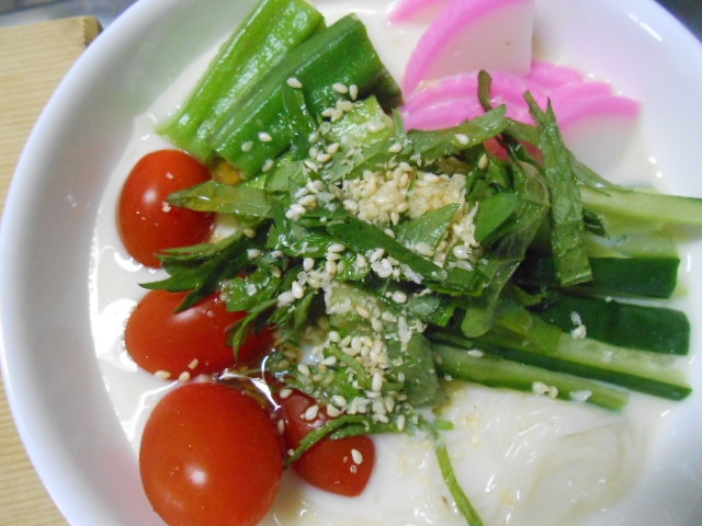 今年の夏はちょっと違うそうめんで。