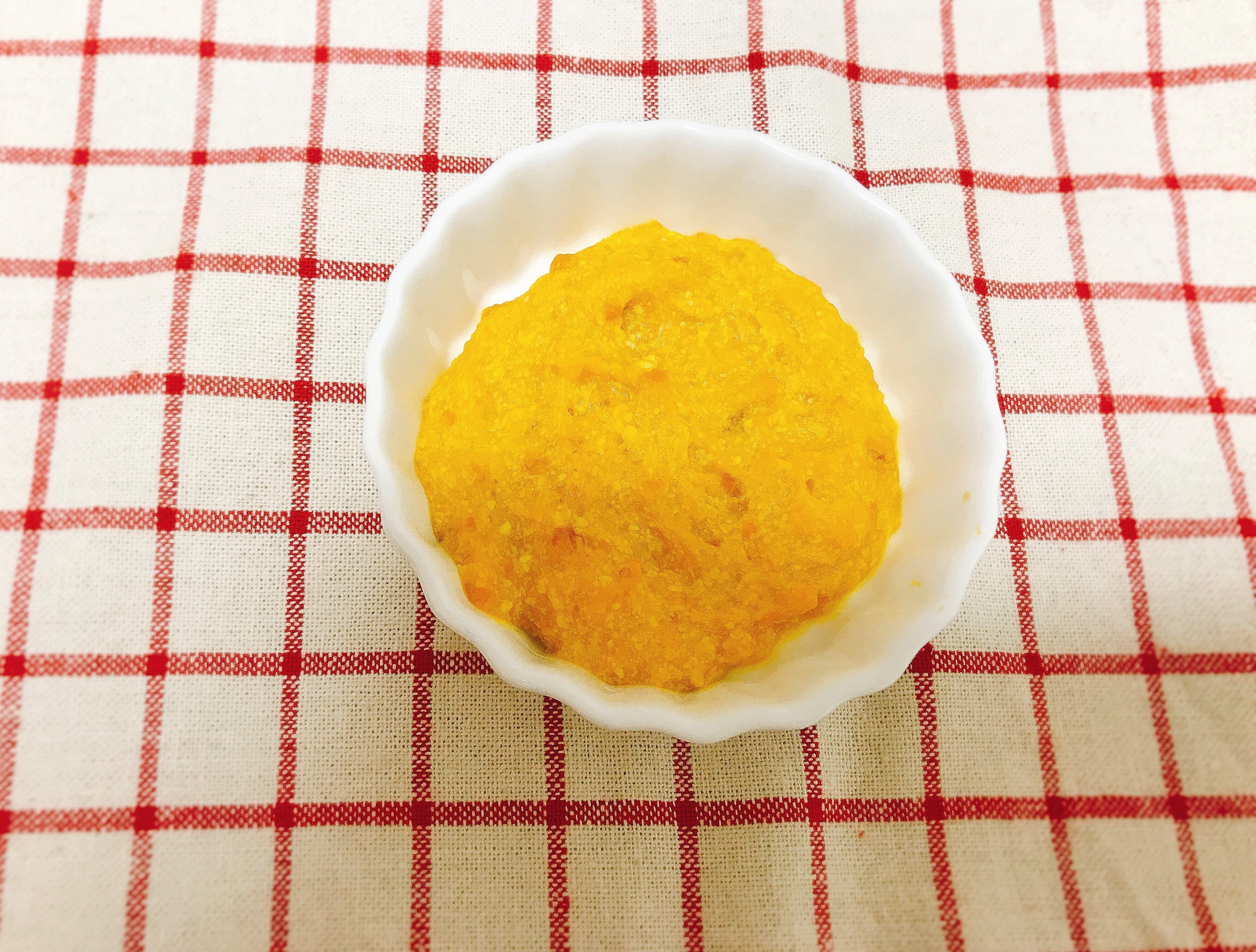 【離乳食中期】豆腐とかぼちゃのトースター焼き