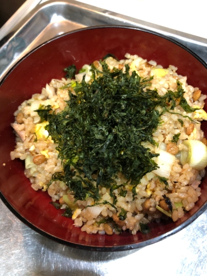 ＊納豆チャーハン＊