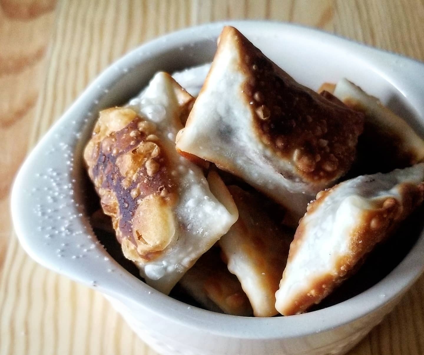 餃子 の 皮 チョコ フライパン