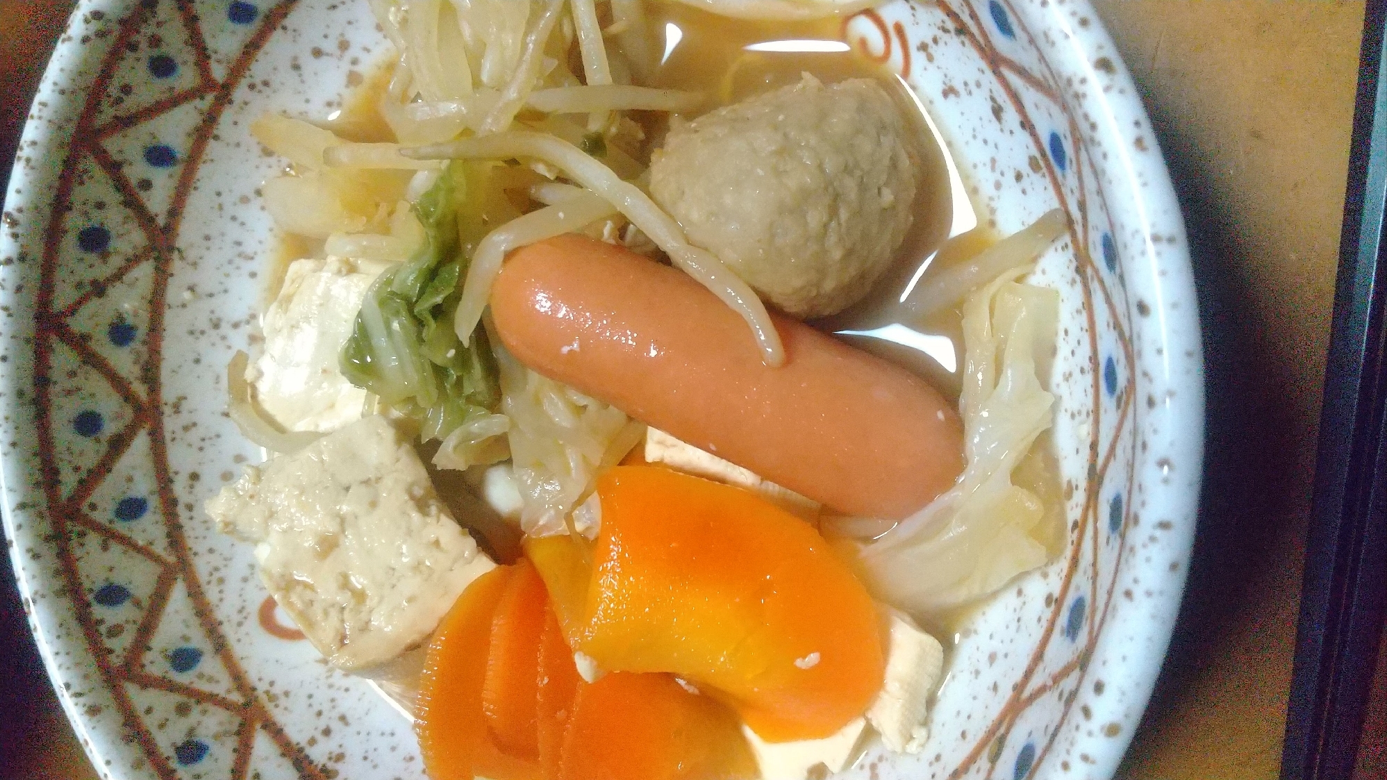 白菜漬け使用!味噌スープ鍋