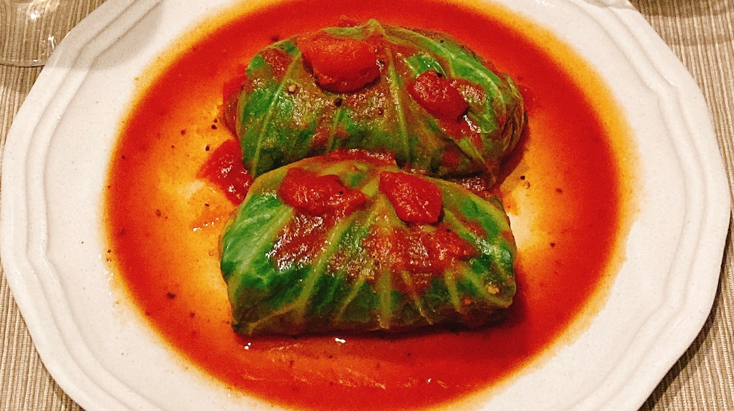 トマト缶で煮込んだ カレー風味のロールキャベツ レシピ 作り方 By Y U P 楽天レシピ