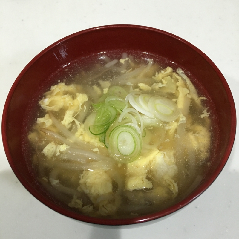 もやしたっぷり！中華スープ