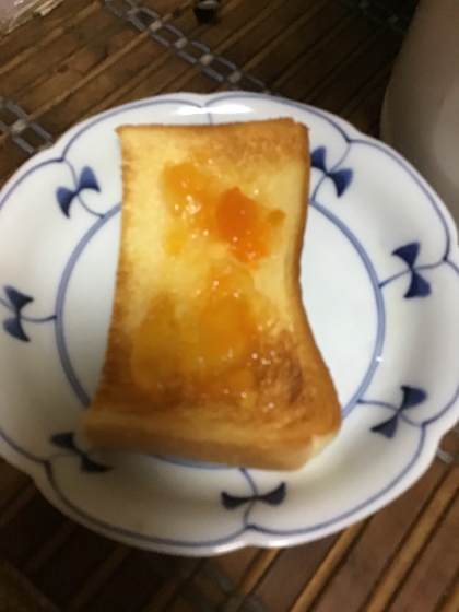 バター&オレンジママレードジャムトースト