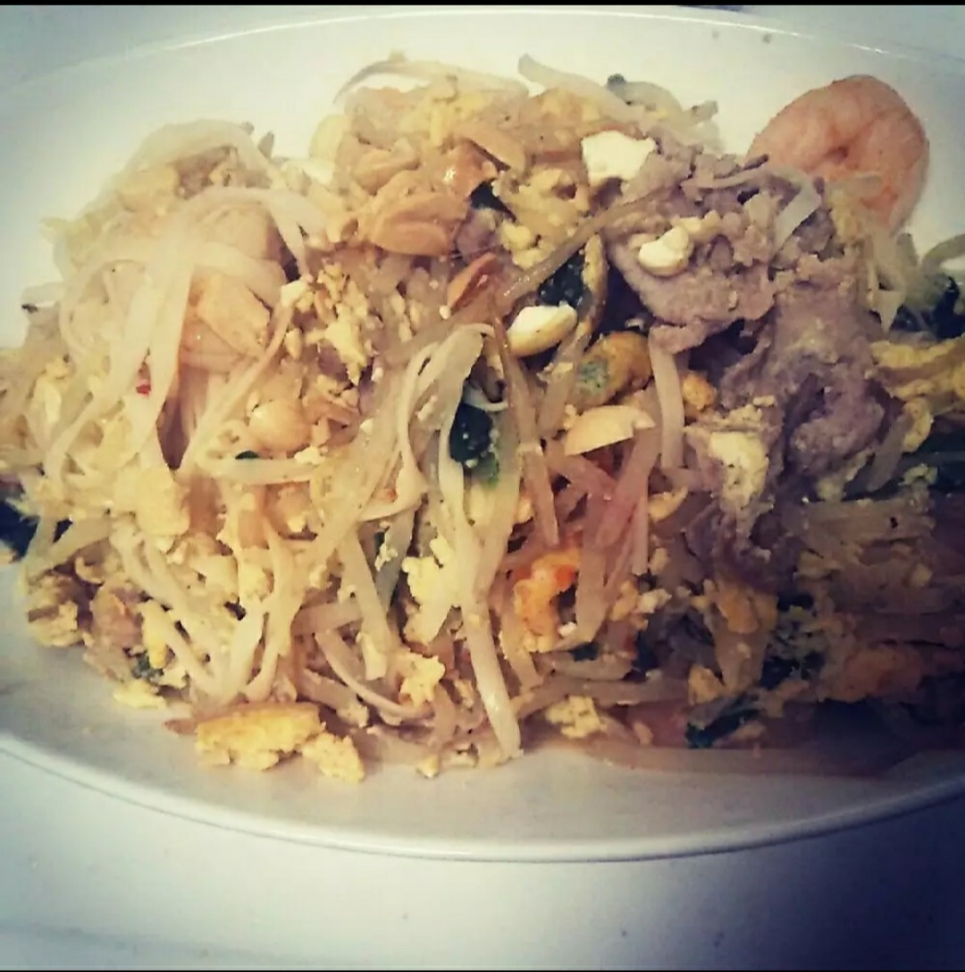 糖質０麺で作る　パッタイ(タイ風焼きそば)