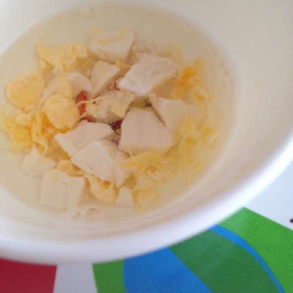 離乳食 豆腐と卵のスープ レシピ 作り方 By かなぶん 楽天レシピ 離乳食 豆腐と卵のスープ レシピ 作り方 By かなぶん 楽天レシピ