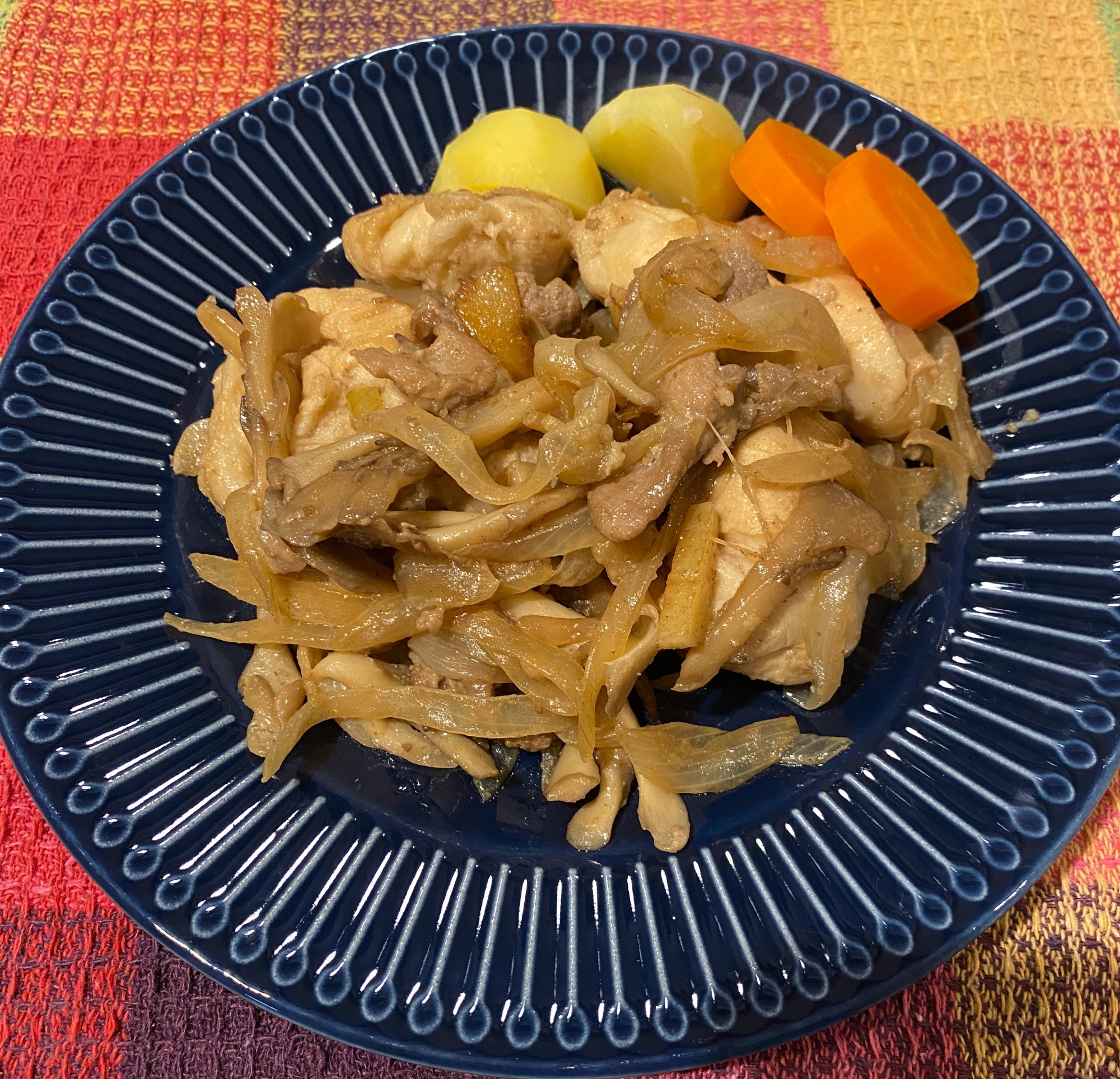 麩入り☆豚肉と舞茸のマヨポン炒め物