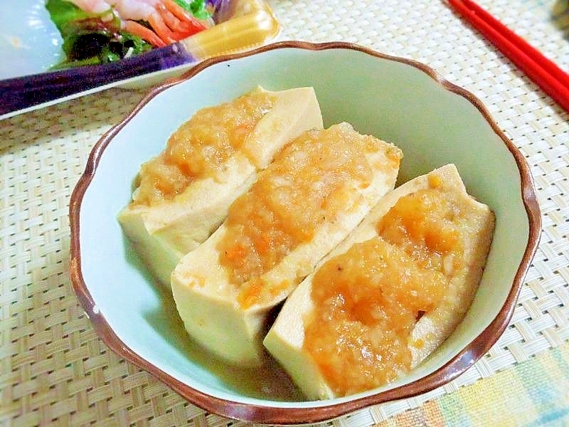 高野豆腐の印籠煮