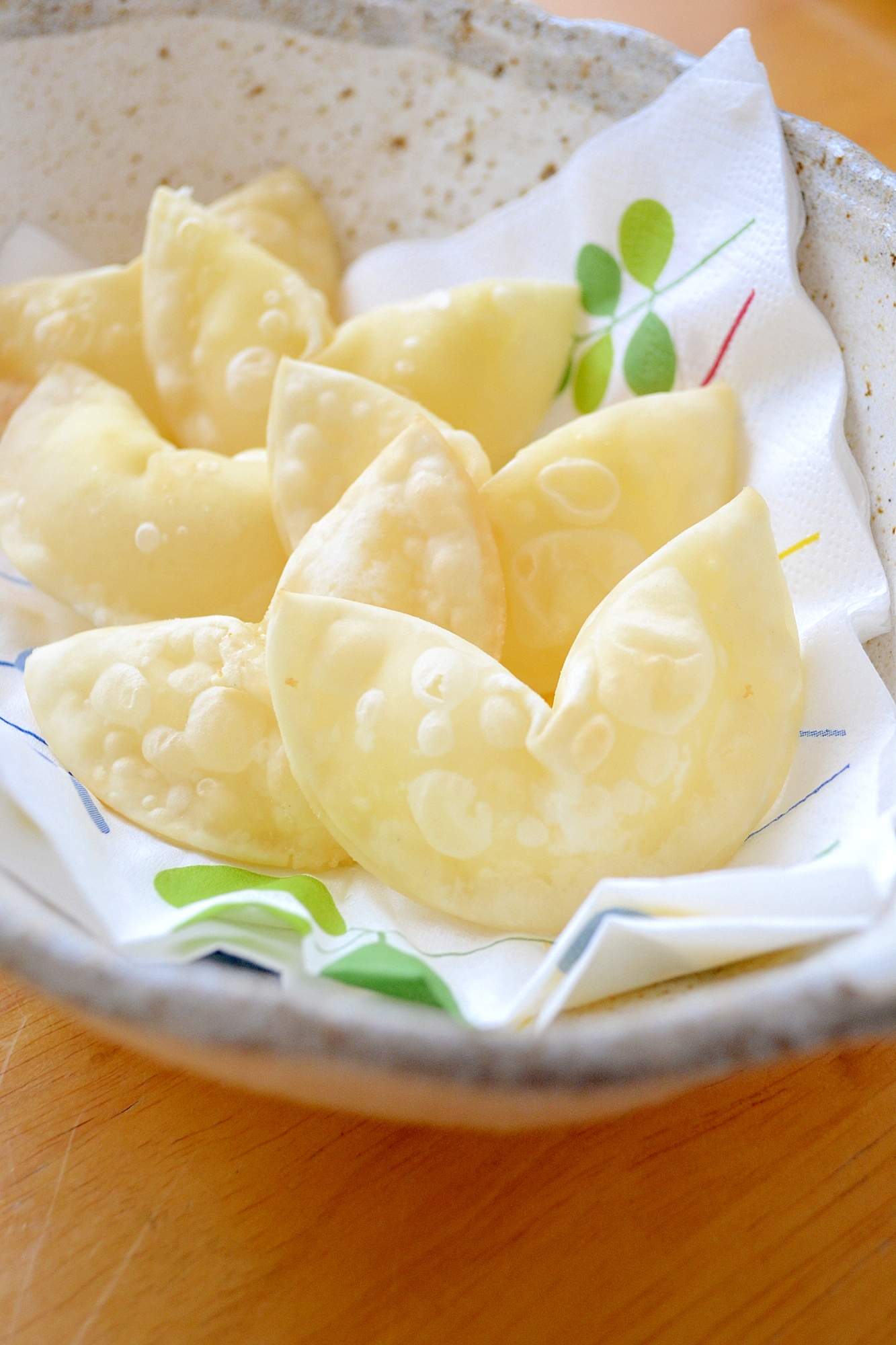 ＊餃子の皮deハート揚げ＊