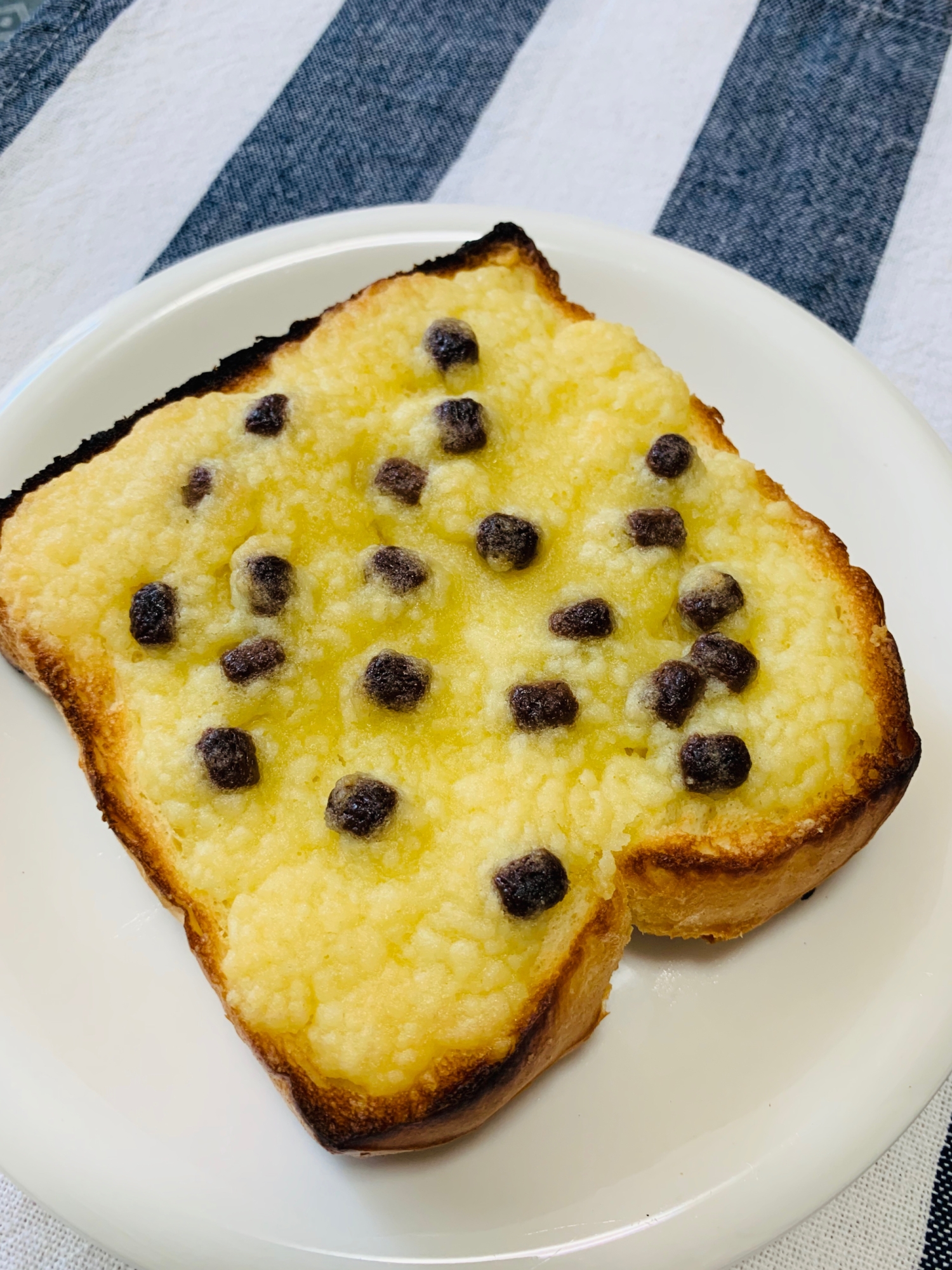 メロンパン風☆チョコチップトースト