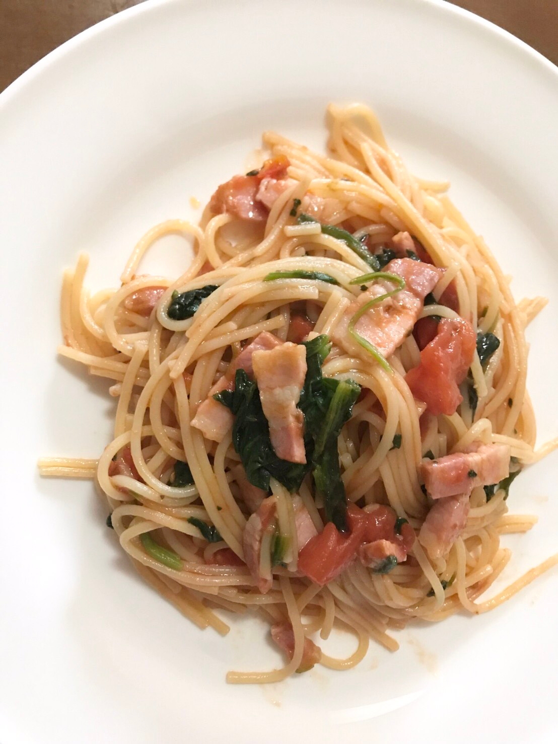 トマトパスタ ママ友のランチに是非 レシピ 作り方 By ミルクテニスン 楽天レシピ