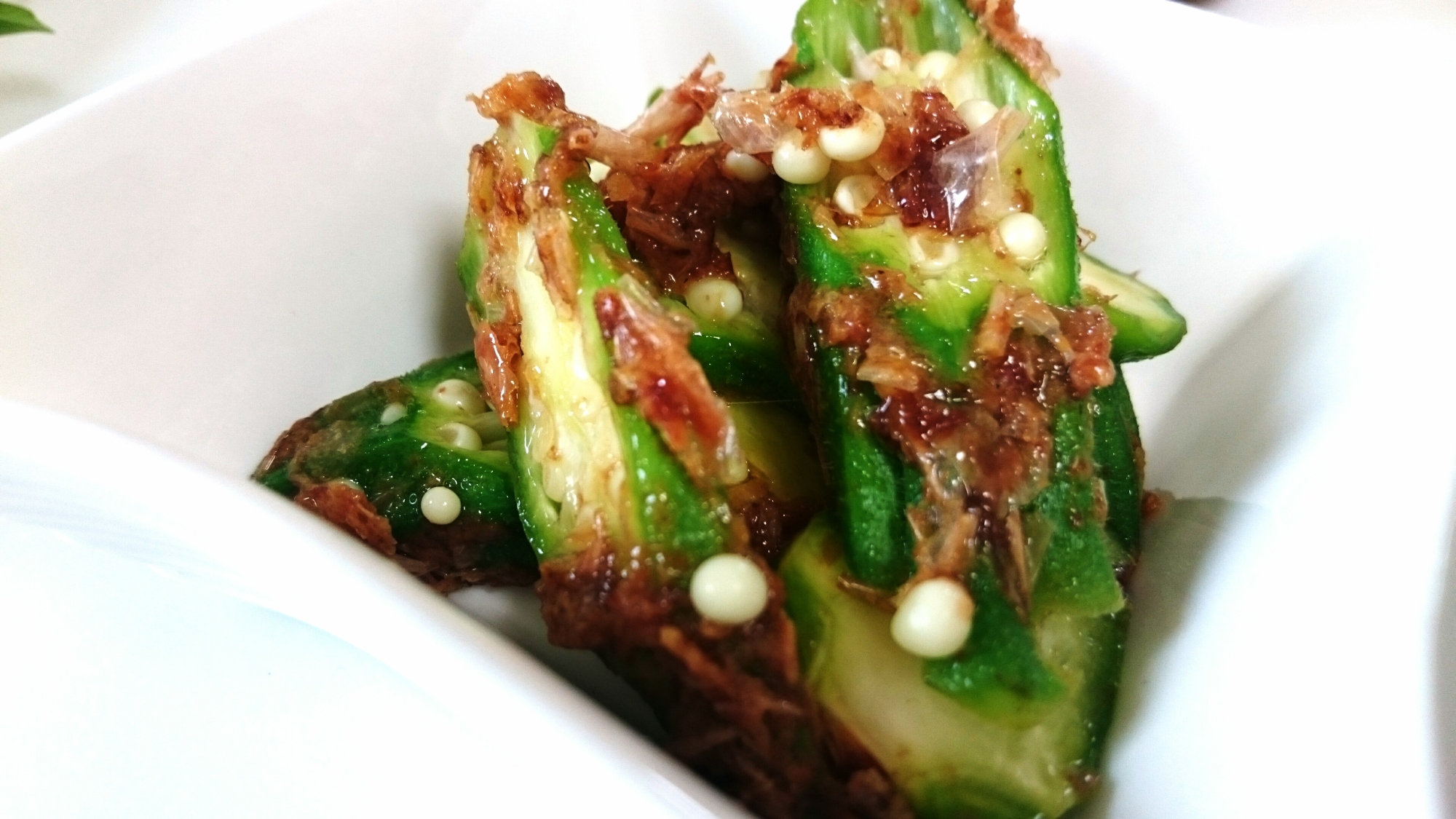 今が旬☆さっと作れるオクラの梅おかか和え