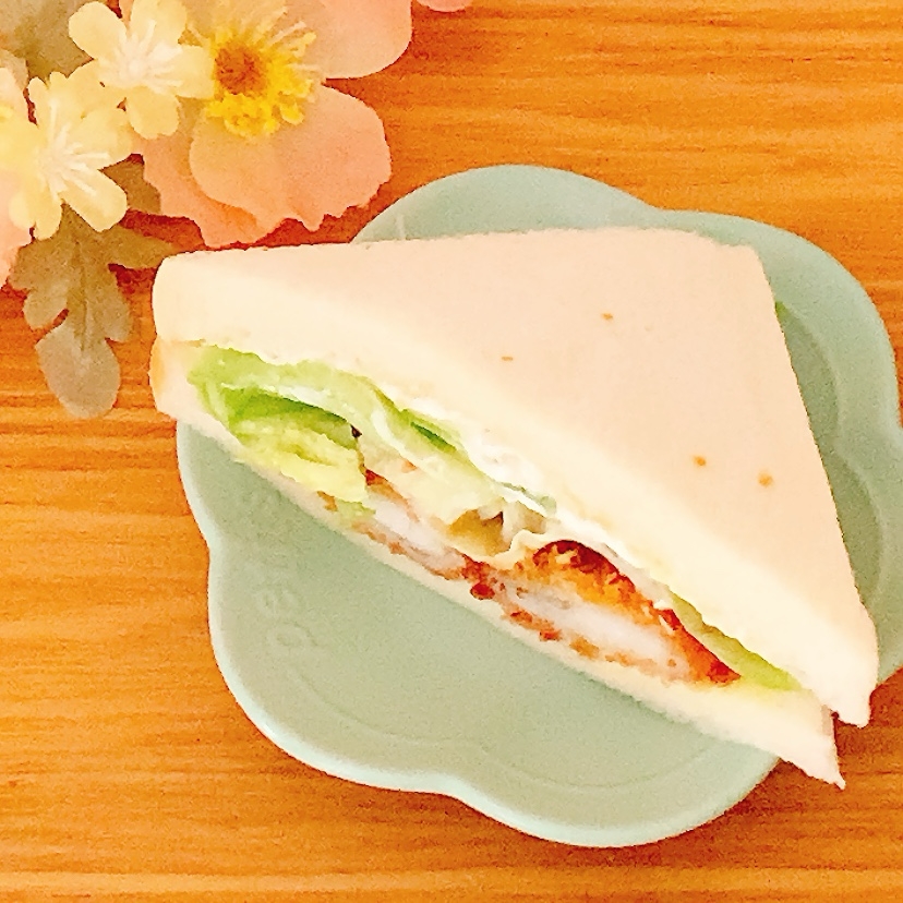 魚フライ（・)))･･･☆サンド