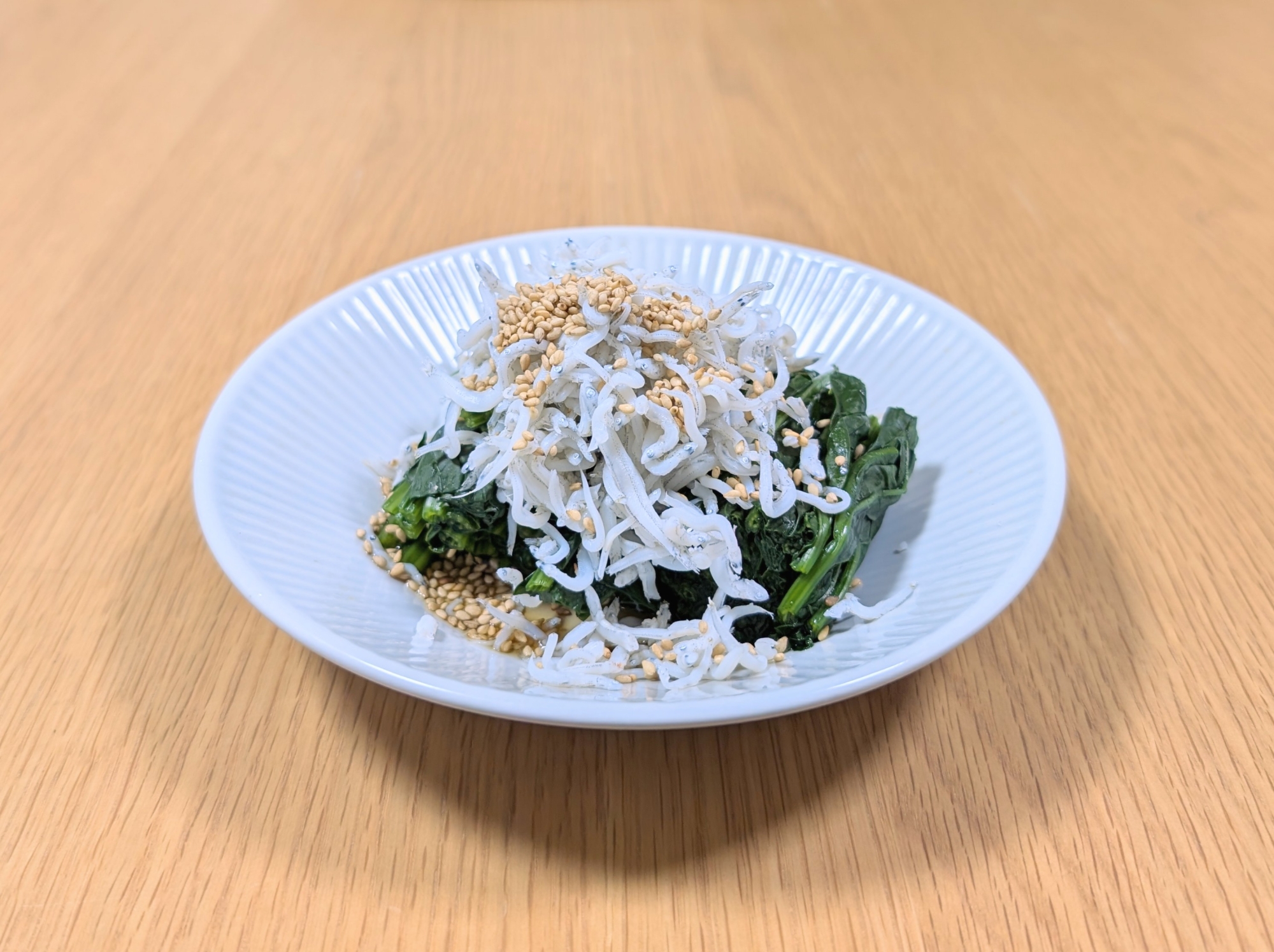 ゆる四毒抜き◆しらすとほうれん草のおひたし