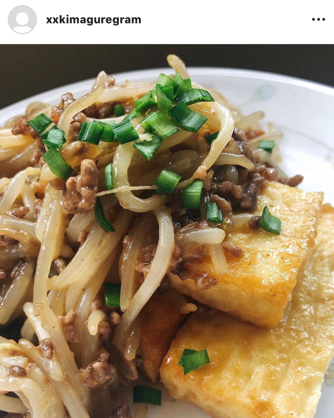 ひき肉ともやしのトロトロあんかけ厚揚げ