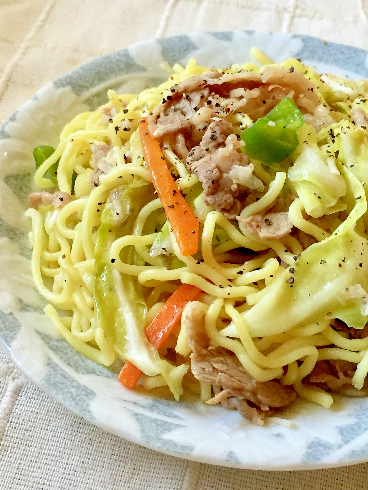 コク旨☆ねぎ塩ダレで塩焼きそば