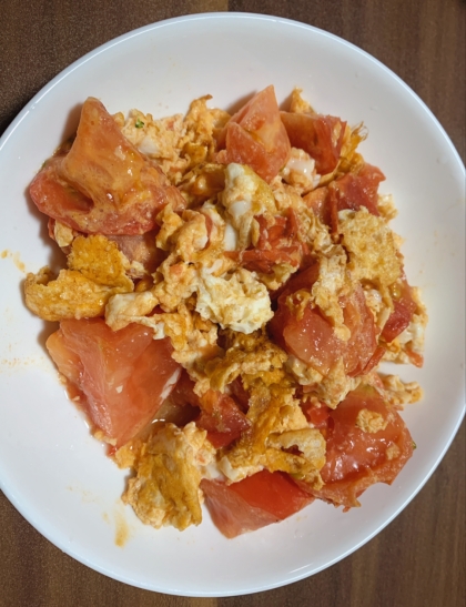 中国家庭料理の定番 トマト玉子炒め 西紅柿炒鶏蛋 レシピ 作り方 By はかせ55 楽天レシピ