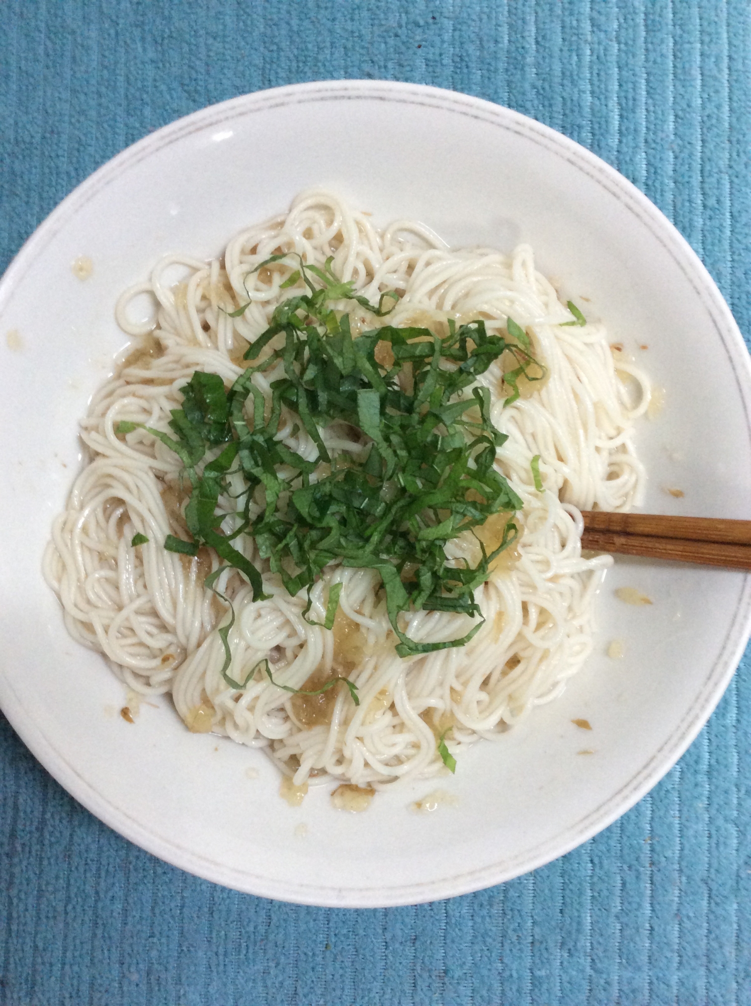 大根おろしと大葉で♪さっぱりそうめん