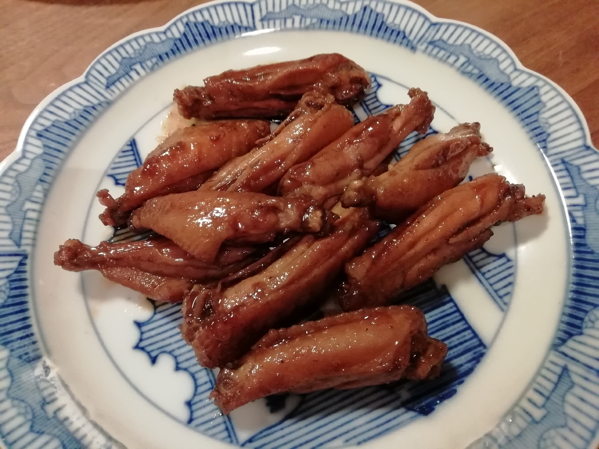 鶏手羽中の中華風煮