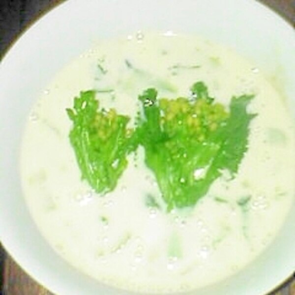 菜の花で 和風ポタージュ レシピ 作り方 By Mak7 楽天レシピ 菜の花で 和風ポタージュ レシピ 作り方 By Mak7 楽天レシピ