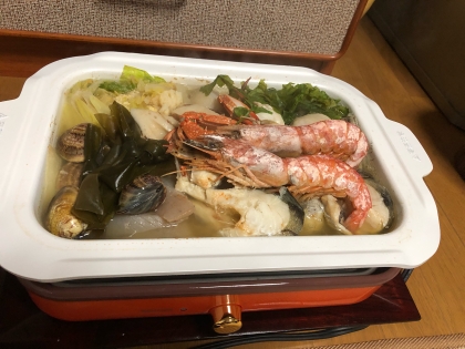 シンプル海鮮鍋