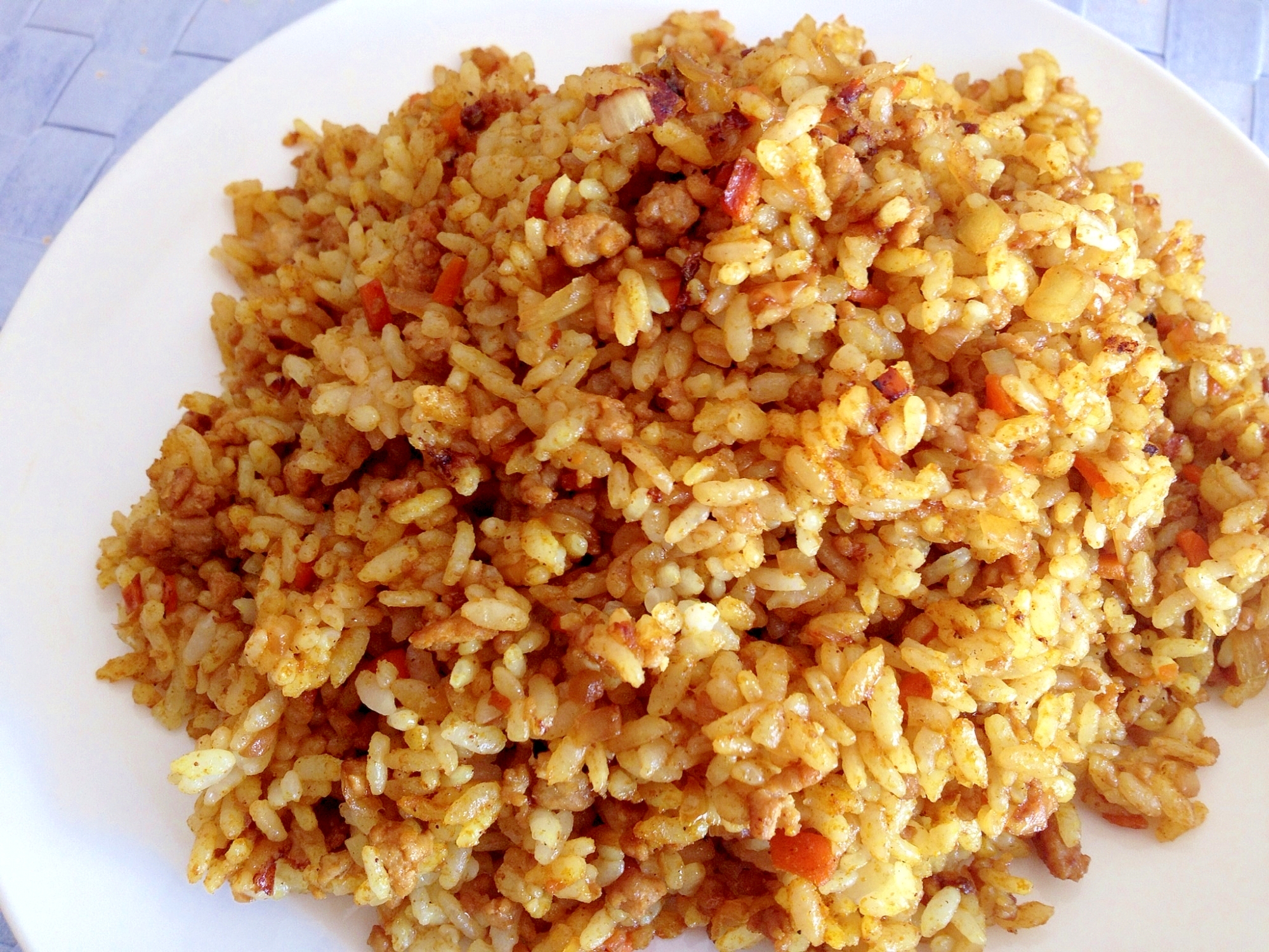 ぱぱっと作れる ドライカレー カレーピラフ レシピ 作り方 By けにーパパ 楽天レシピ