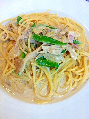 豆乳のスープスパゲティ レシピ／20分