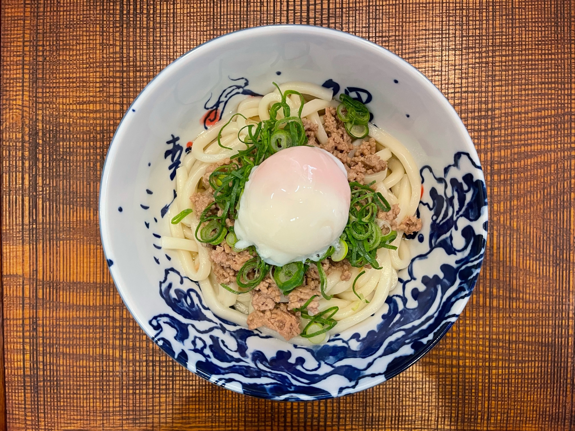 酢でさっぱりごま油を効いた！混ぜうどん！