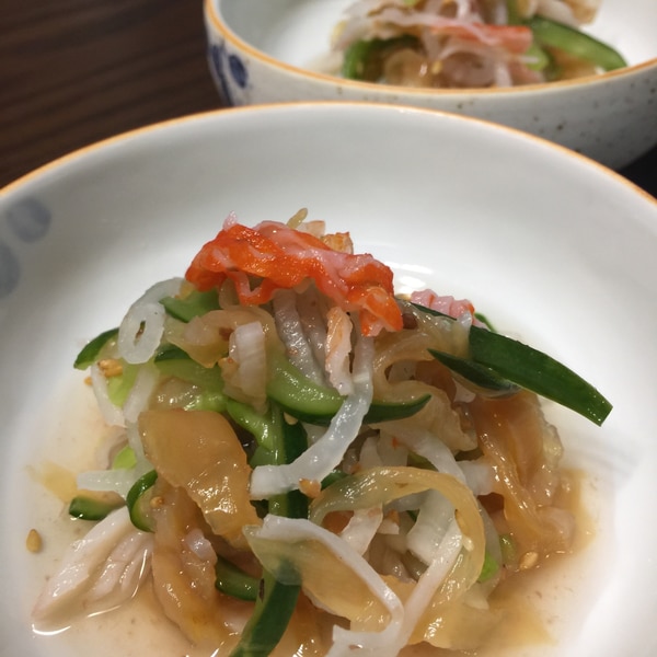 きゅうりとクラゲと大根の酢の物 梅風味 レシピ 作り方 By もこちゃん7 楽天レシピ きゅうりとクラゲと大根の酢の物 梅風味 レシピ 作り方 By もこちゃん7 楽天レシピ