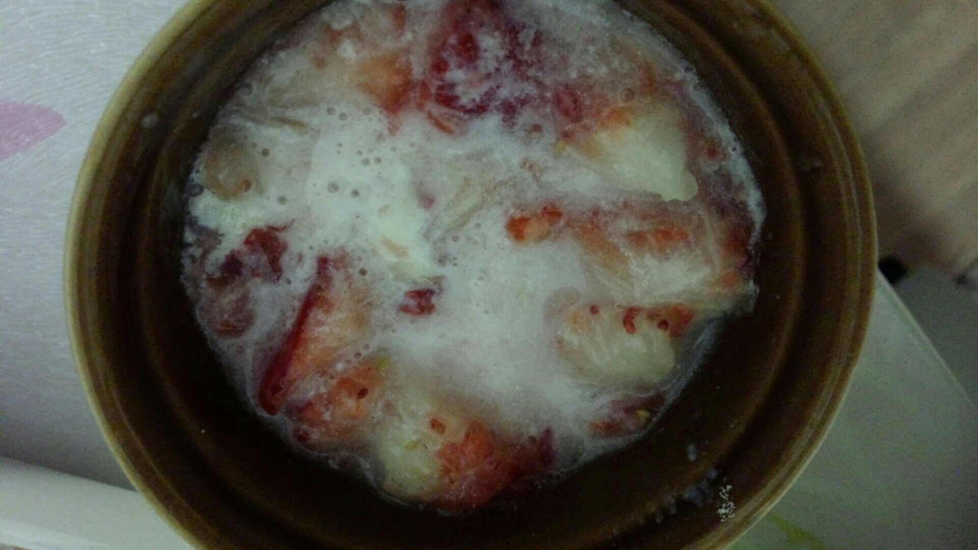 離乳食後期 イチゴミルク レシピ 作り方 By たくみ905 楽天レシピ