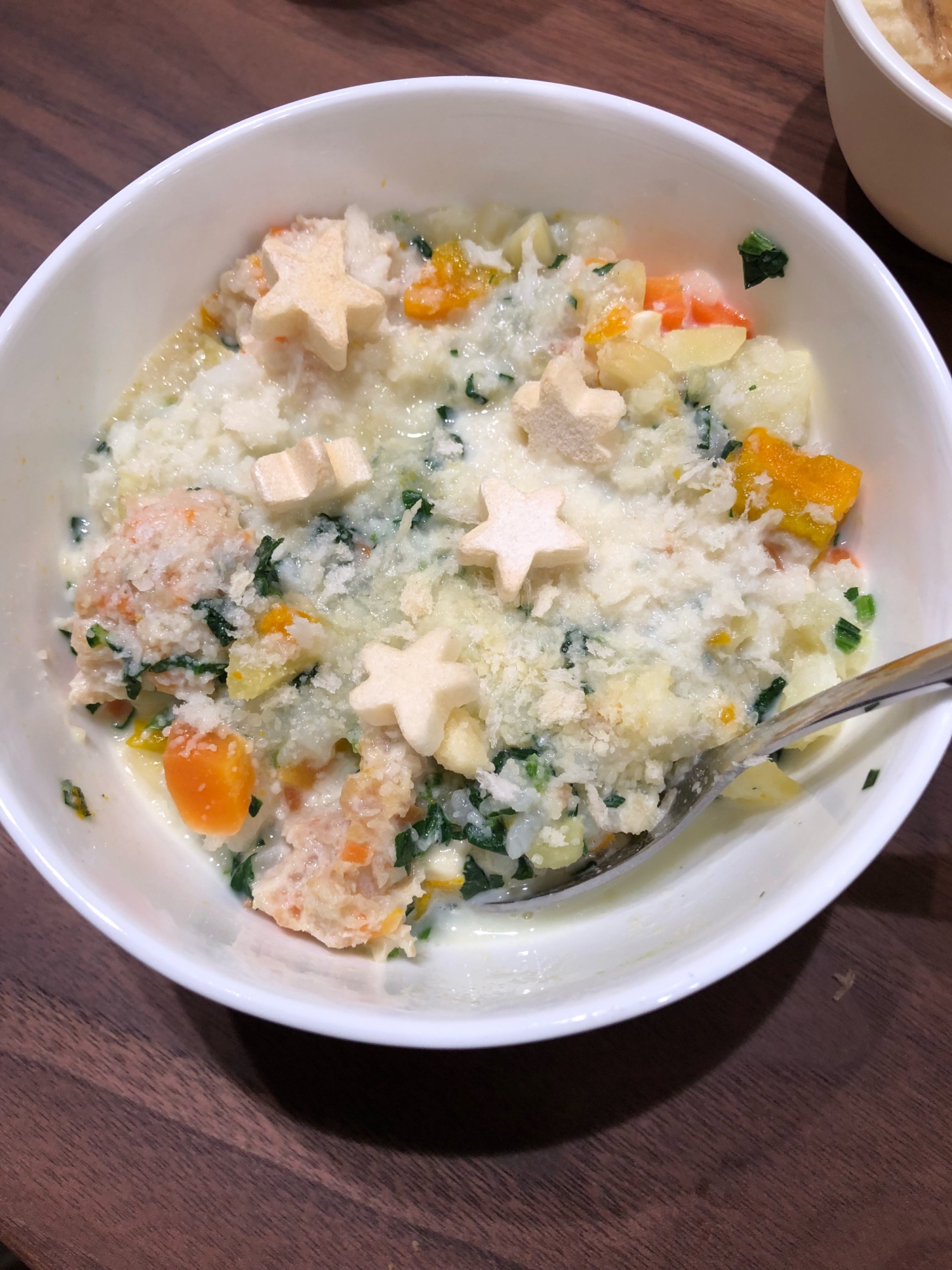 簡単!離乳食でドリア!