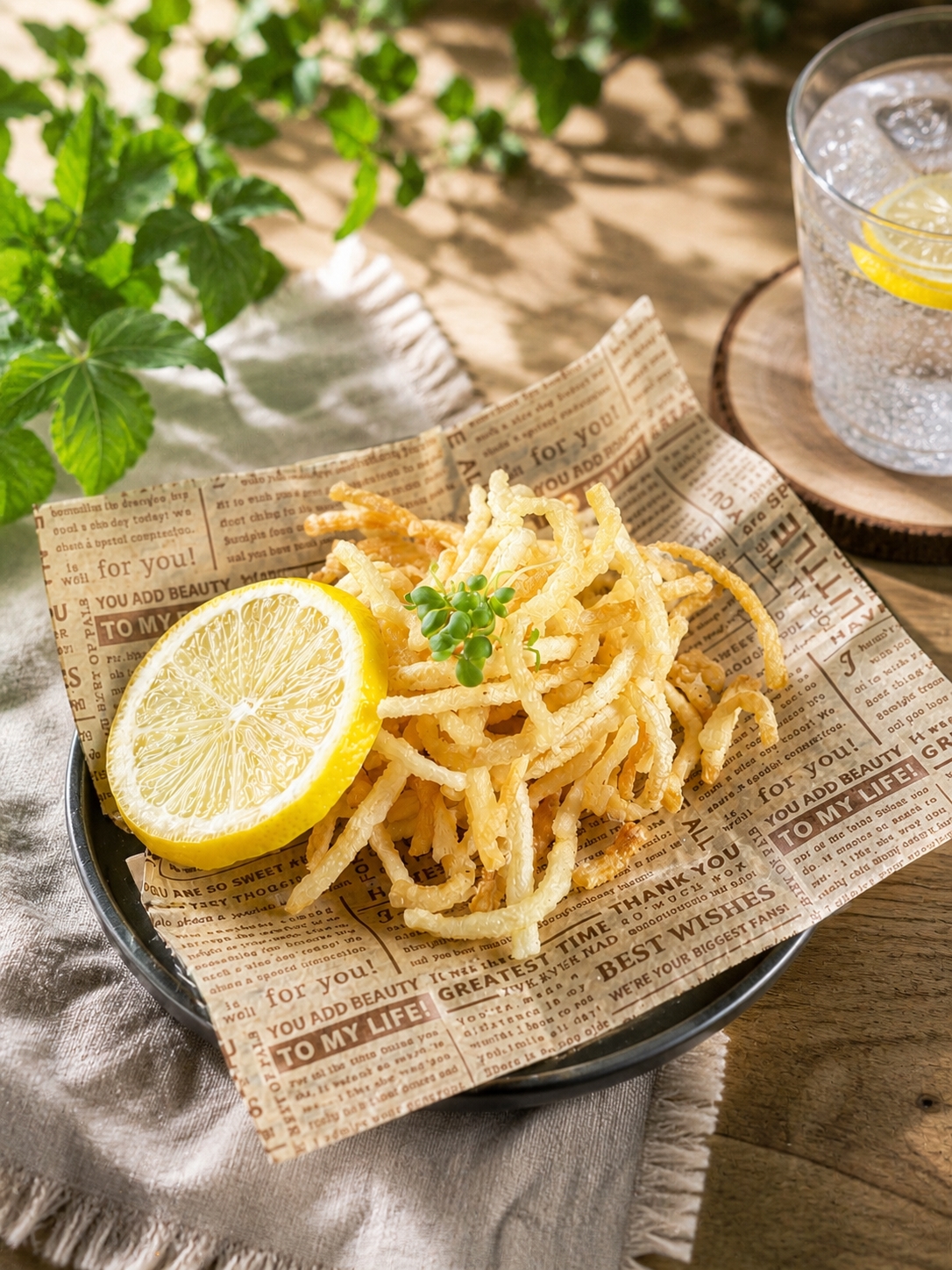 残りものが大変身！カリカリひやむぎ揚げスナック