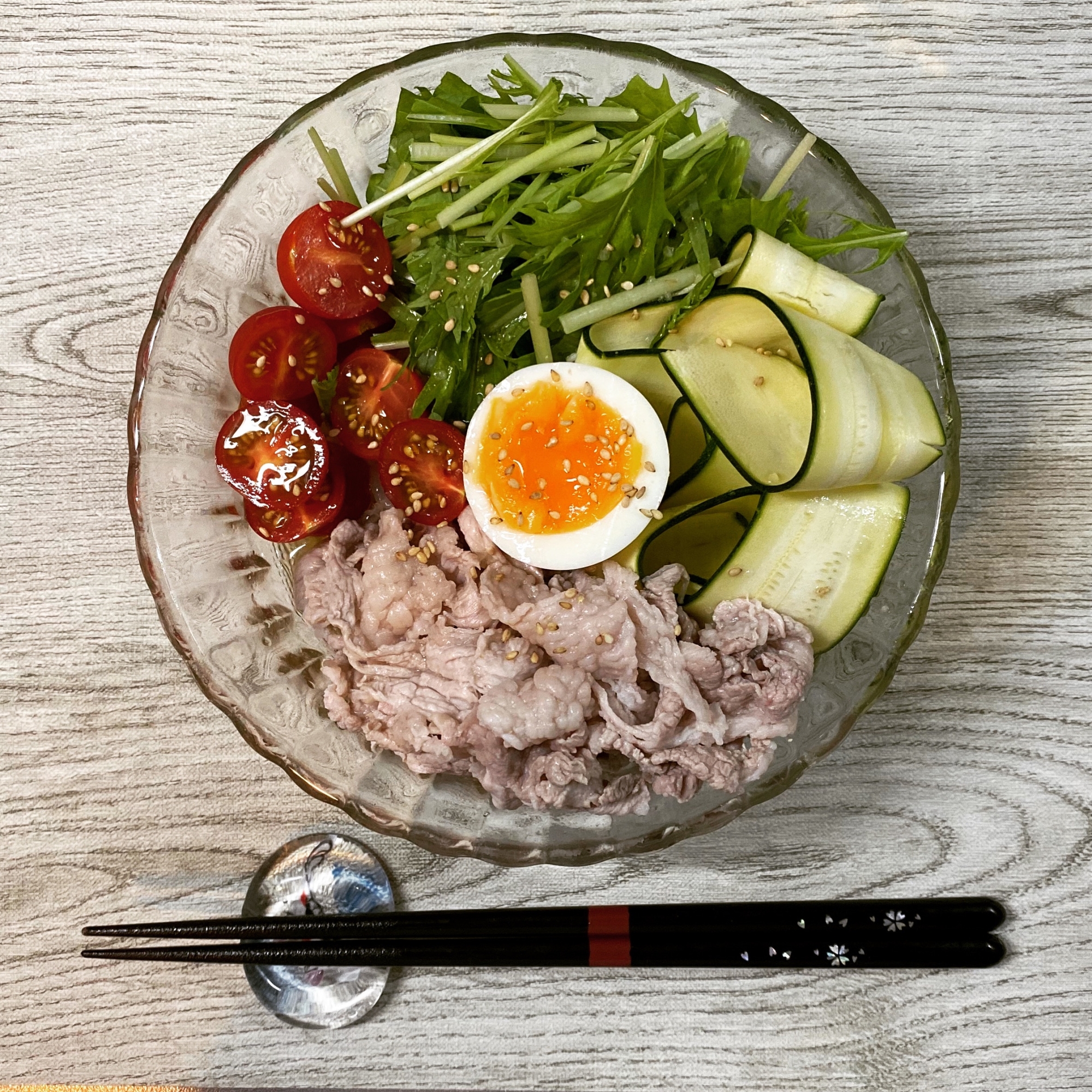 低糖質！しらたきで作る冷しゃぶ冷麺！エスニック風