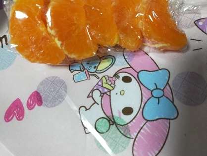 オレンジの冷凍保存(*^^*ゞしておくと便利ですね(*´∇`)ﾉ勉強になりました