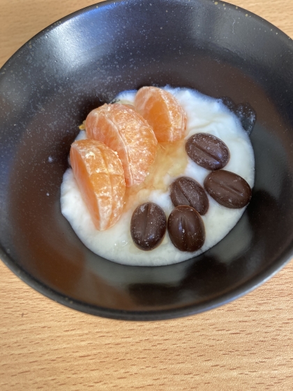 美活しましょᕷ˖ナッツチョコのヨーグルトꕤ୭*