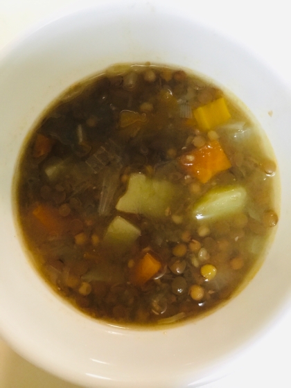 レンズ豆のスープを初めて作りましたが、クミンの香りがエキゾチックでとても美味しかったです。また作りたいです。
