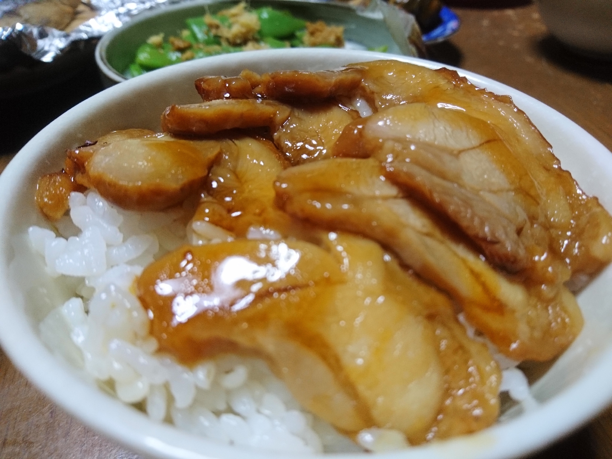 鶏の蒲焼丼 レシピ 作り方 By あやめぇ 楽天レシピ